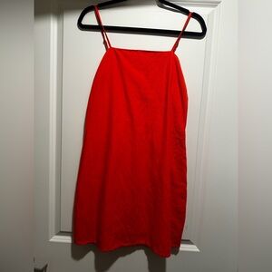 ORANGE Spaghetti Strap Dress